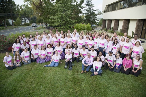 More than 70 employees at the Sewell location showed off their pink on Thursday!